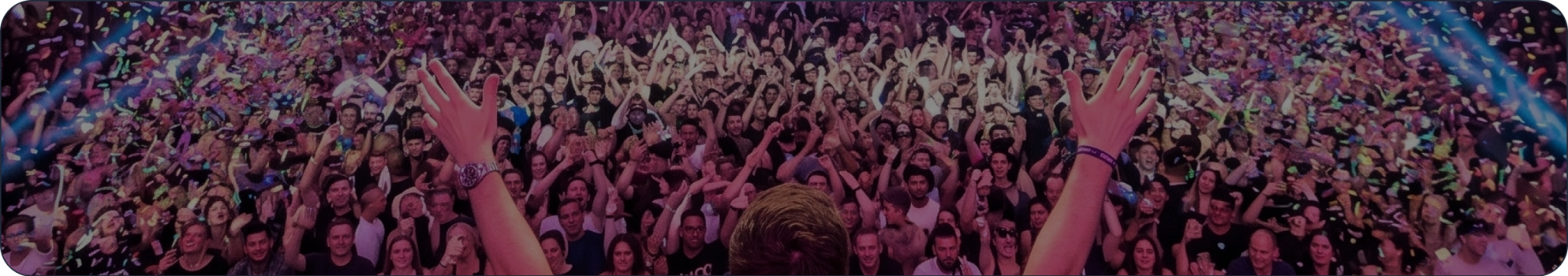 A packed live event crowd